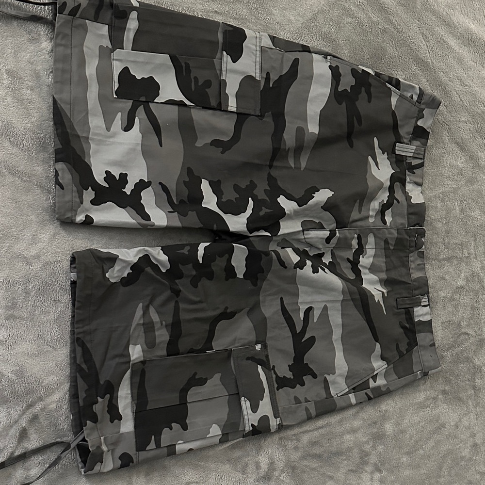 Camouflage Cargo Shorts